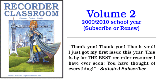 Recorder Classroom, Volume 2: Renew Or Subscribe