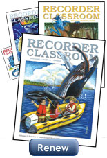 Renew your subscription to Recorder Classroom magazine