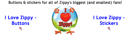 Zippy Buttons and Stickers